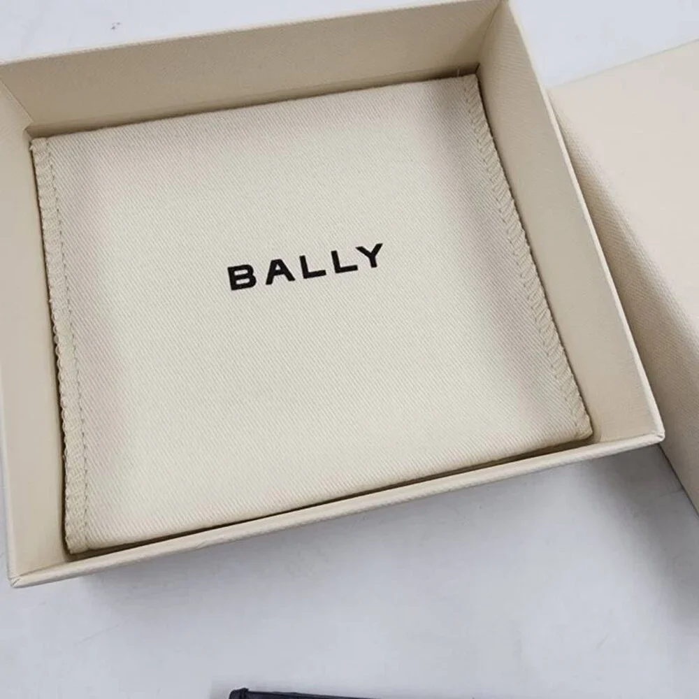Bally Leather Card Case - Midnight